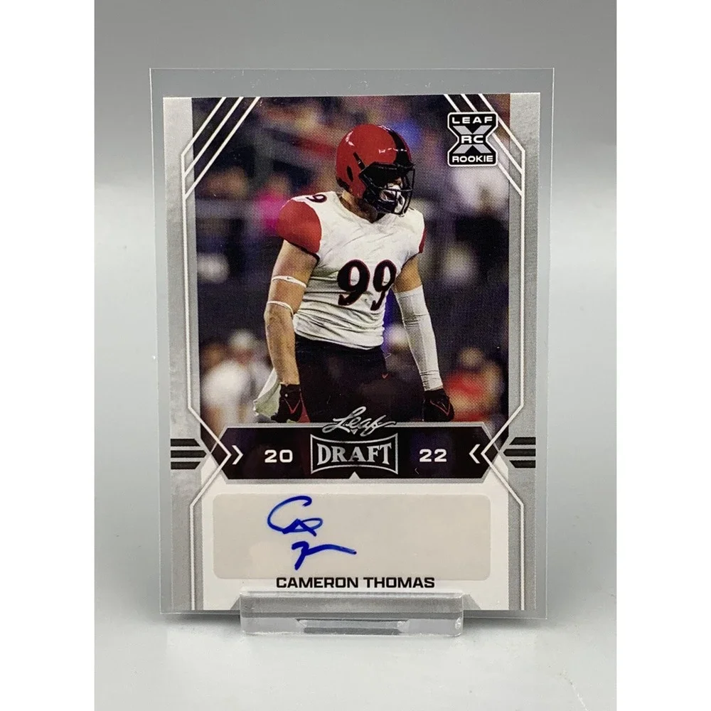 Cameron Thomas Autograph‎ Rookie 2022 Leaf Draft #BA-CT5 CARDINALS